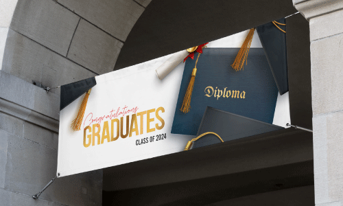 vinyl banners for graduation