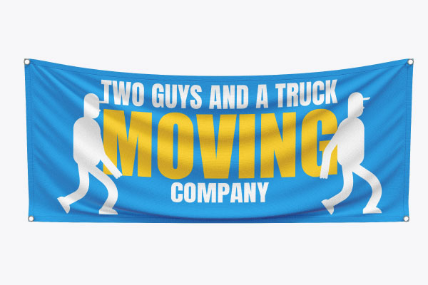 Two Guys and A Moving Truck Banner