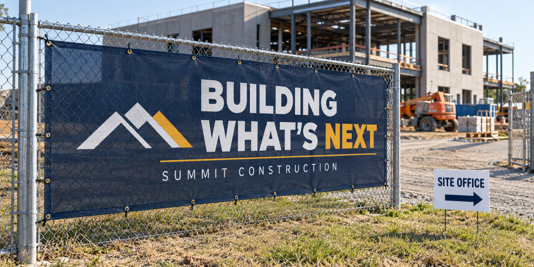 Make Building Sign Construction Site Signage That Stays Legible for a Whole Build