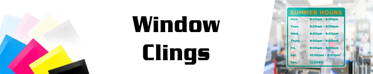 Custom Window Clings | Signline.com