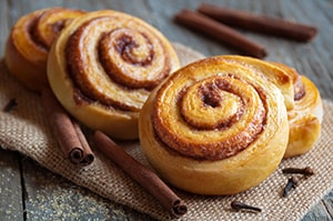 Delicious cinnamon rolls