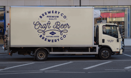 Brewery Co Craft Beer Fleet Vehicle Graphic