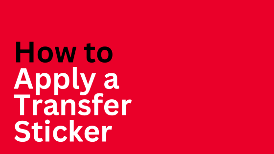 How to Apply a Transfer Cut Sticker | Decals.com