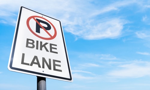Bike Lane No Parking Sign | Streetsigns.com