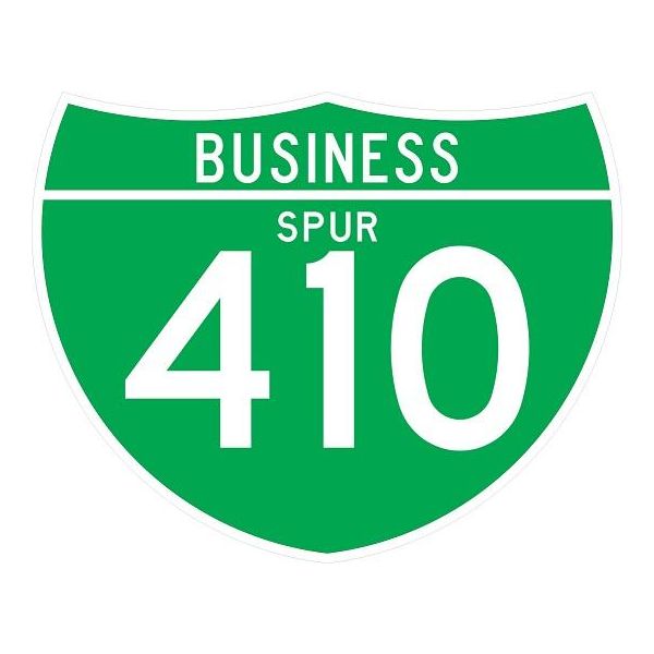 Interstate Business Spur 3 - M1-3W sign | Streetsigns.com