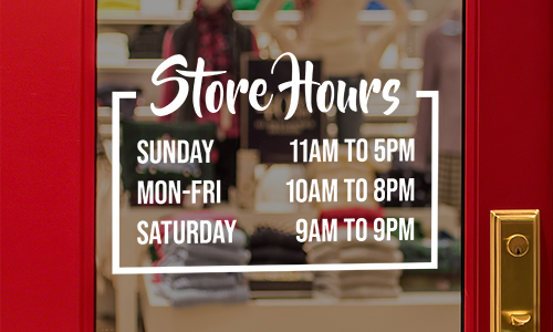 Standard Calendered Vinyl Decals