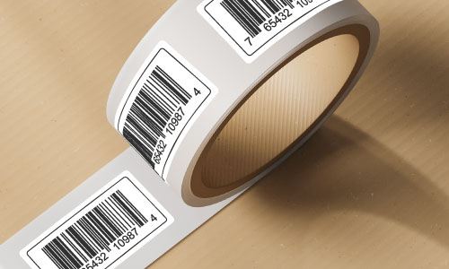 Rectangle Paper Roll Labels