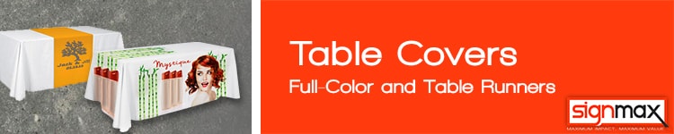 Full Color Table Covers | Signmax.com