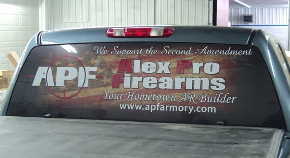 Custom Window Perf for Vehicles from Signmax