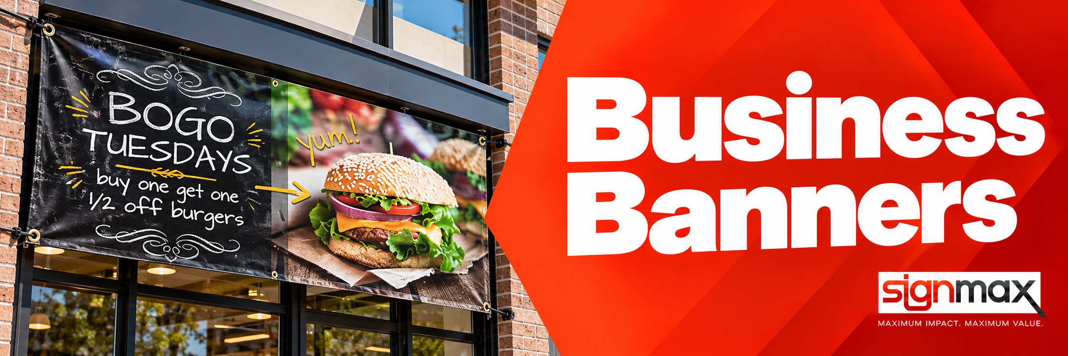 Custom Vinyl Banners for your Business from Signmax