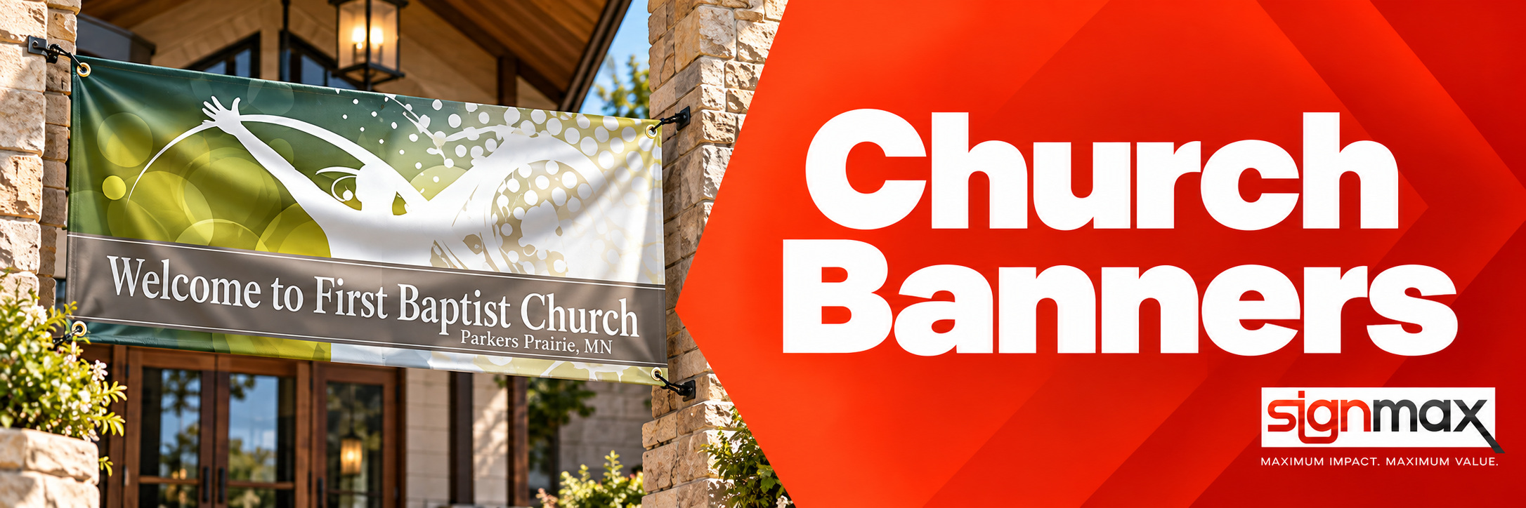 Custom Church Banners | Signmax.com