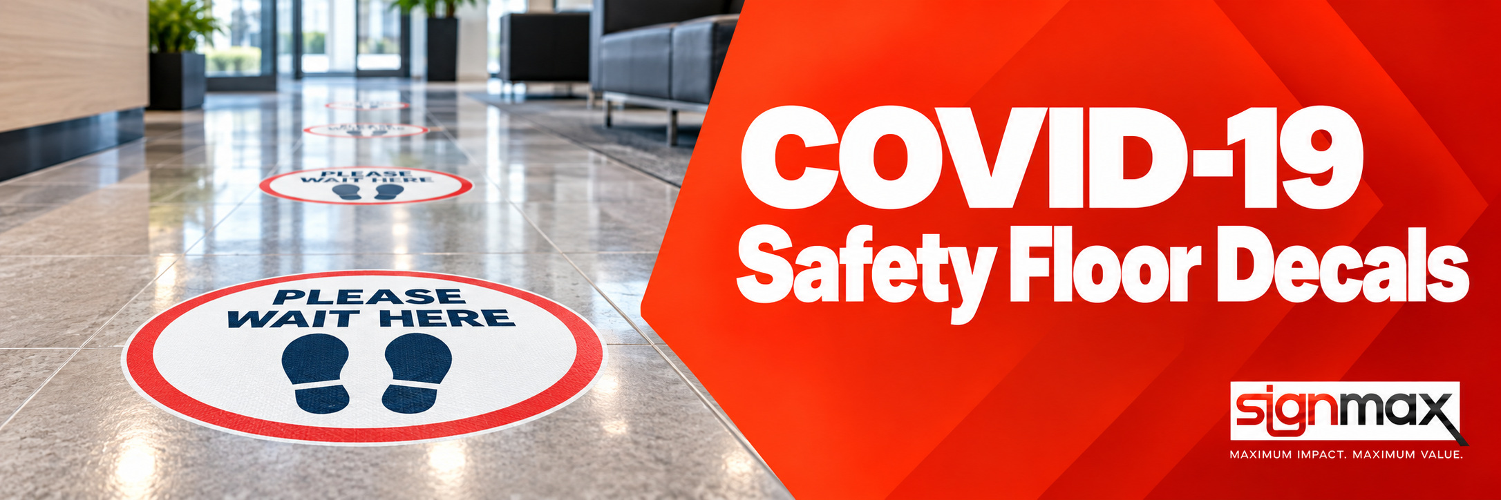 COVID-19 Safety Floor Decals