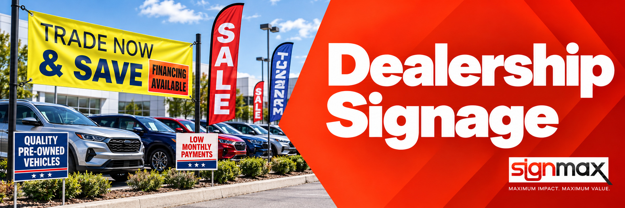 Custom Dealership Signs and Banners from Signmax