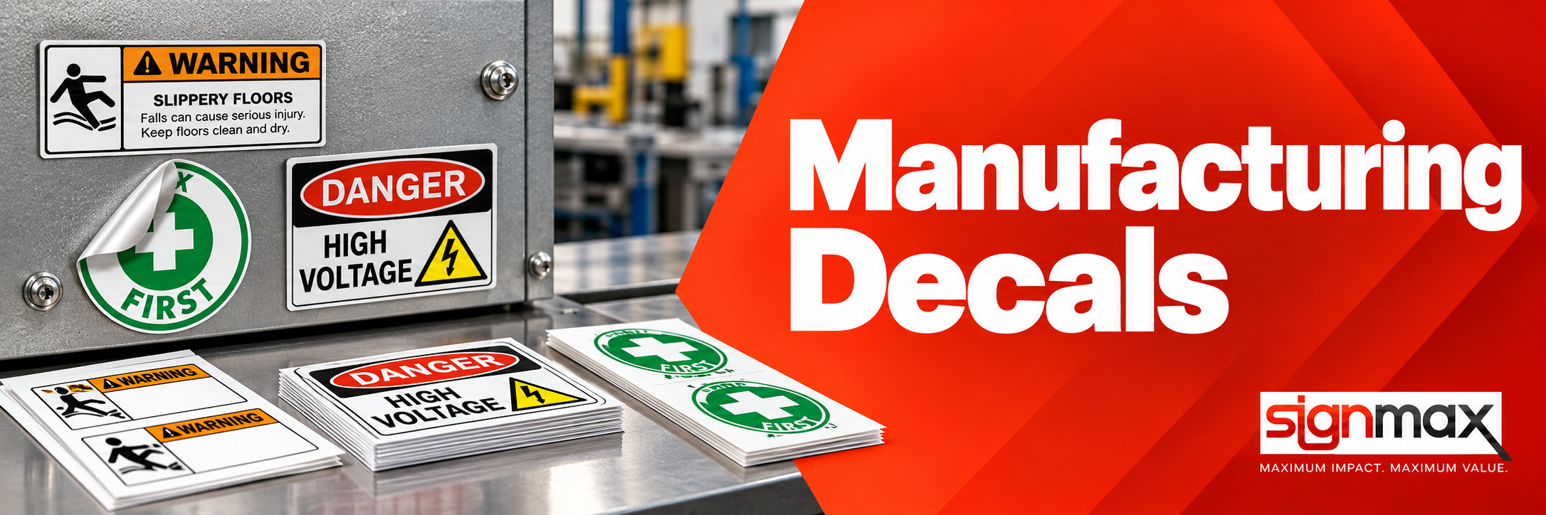 Manufacturing Company Signage | Signmax.com