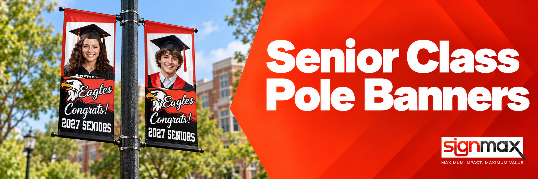 Senior Class Pole Banners