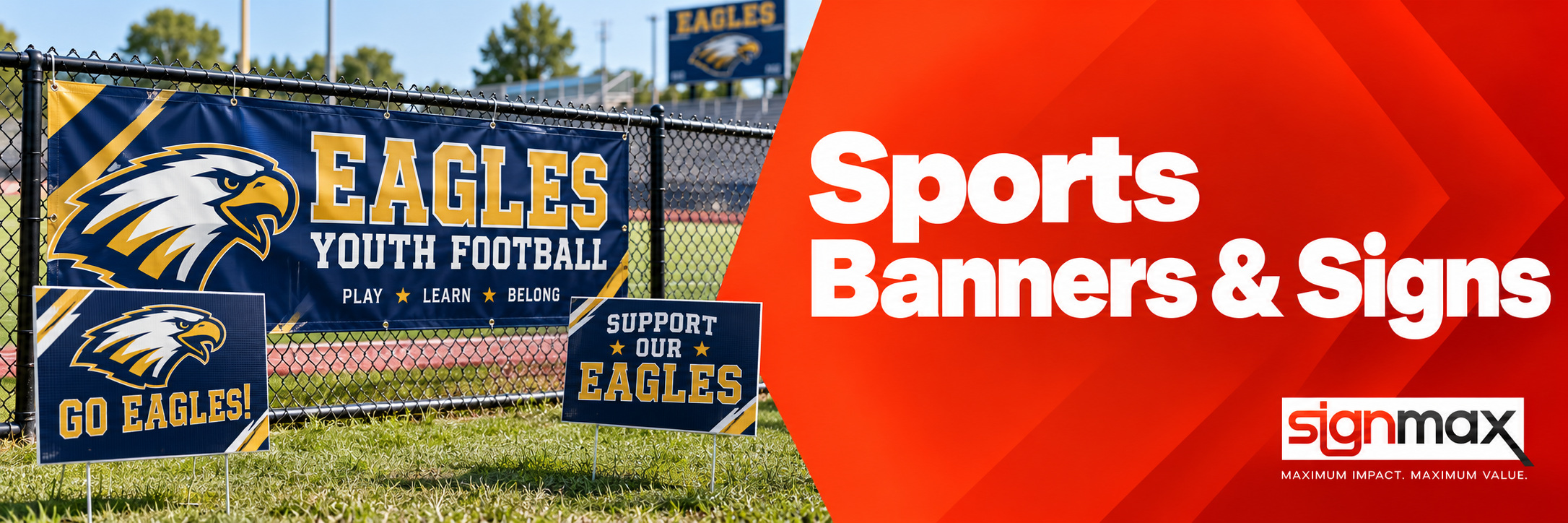 Custom Sports Banners and Signs from Signmax