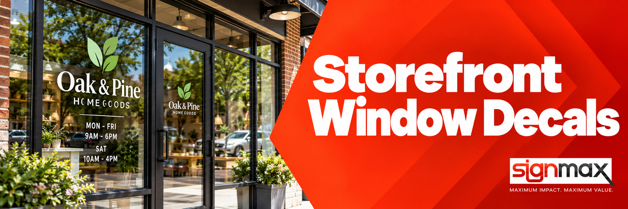 Store Window Decals | Signmax.com