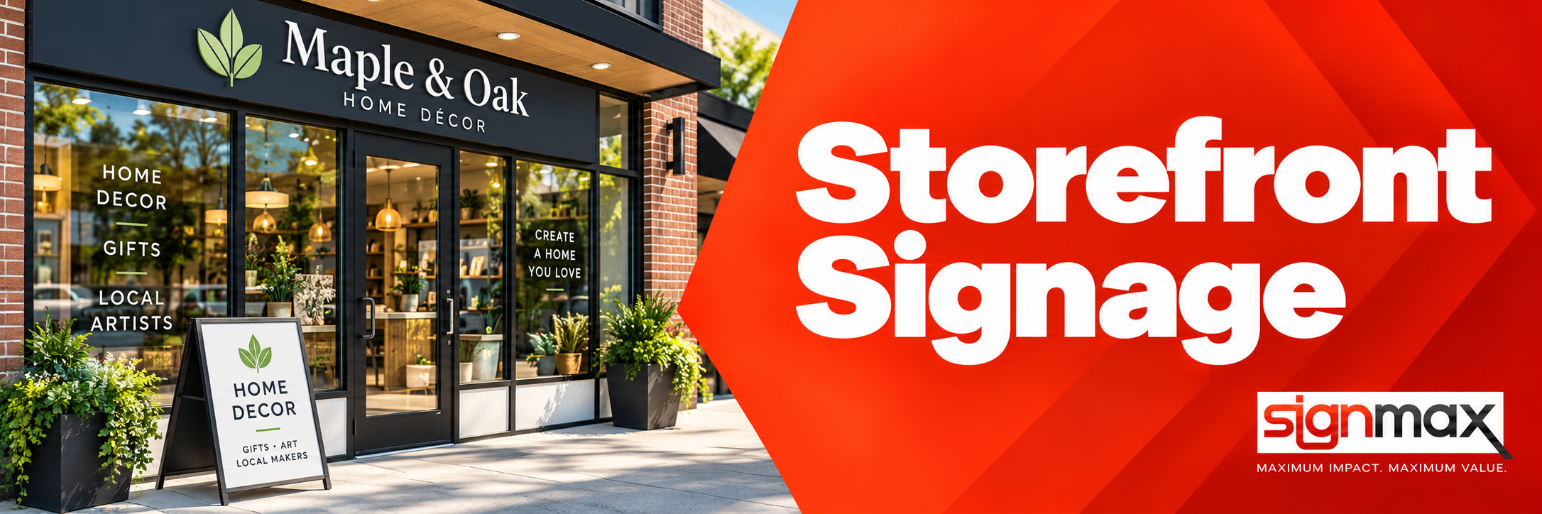 Custom Storefront Signage Solutions from SignMax