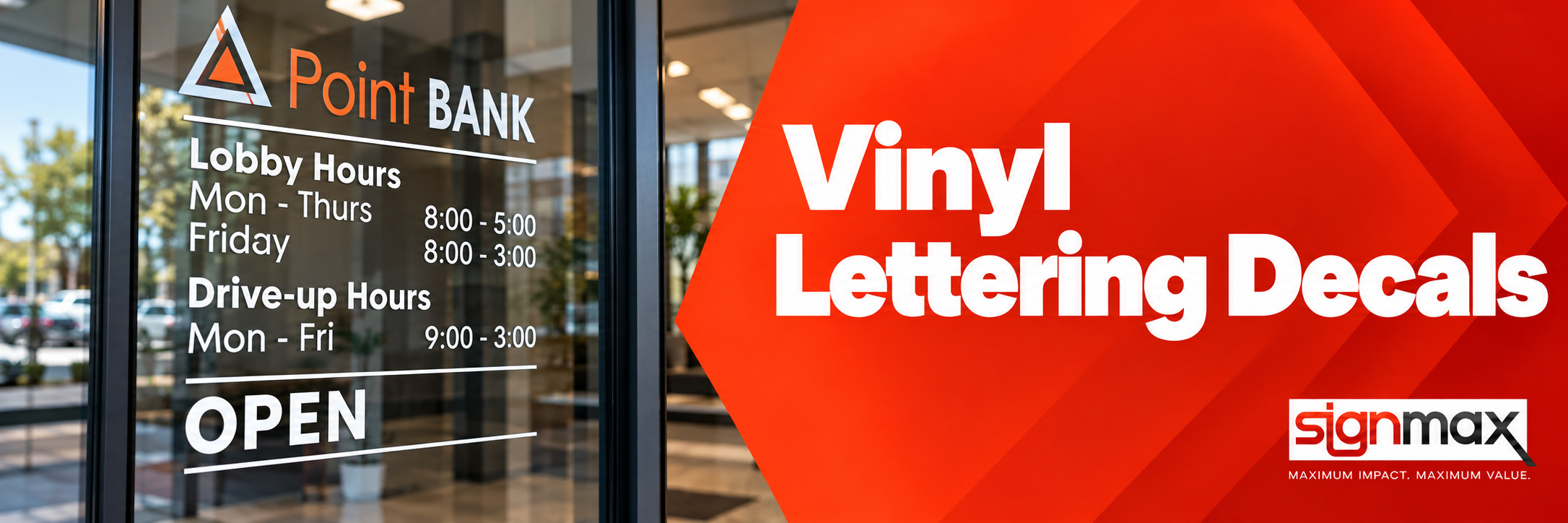 Custom Vinyl Decal Lettering from Signmax